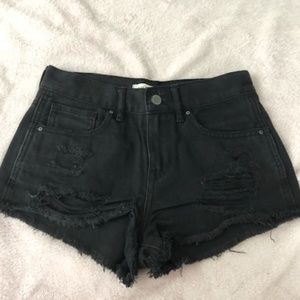 Bullhead Denim Co. Black High-rise shorts